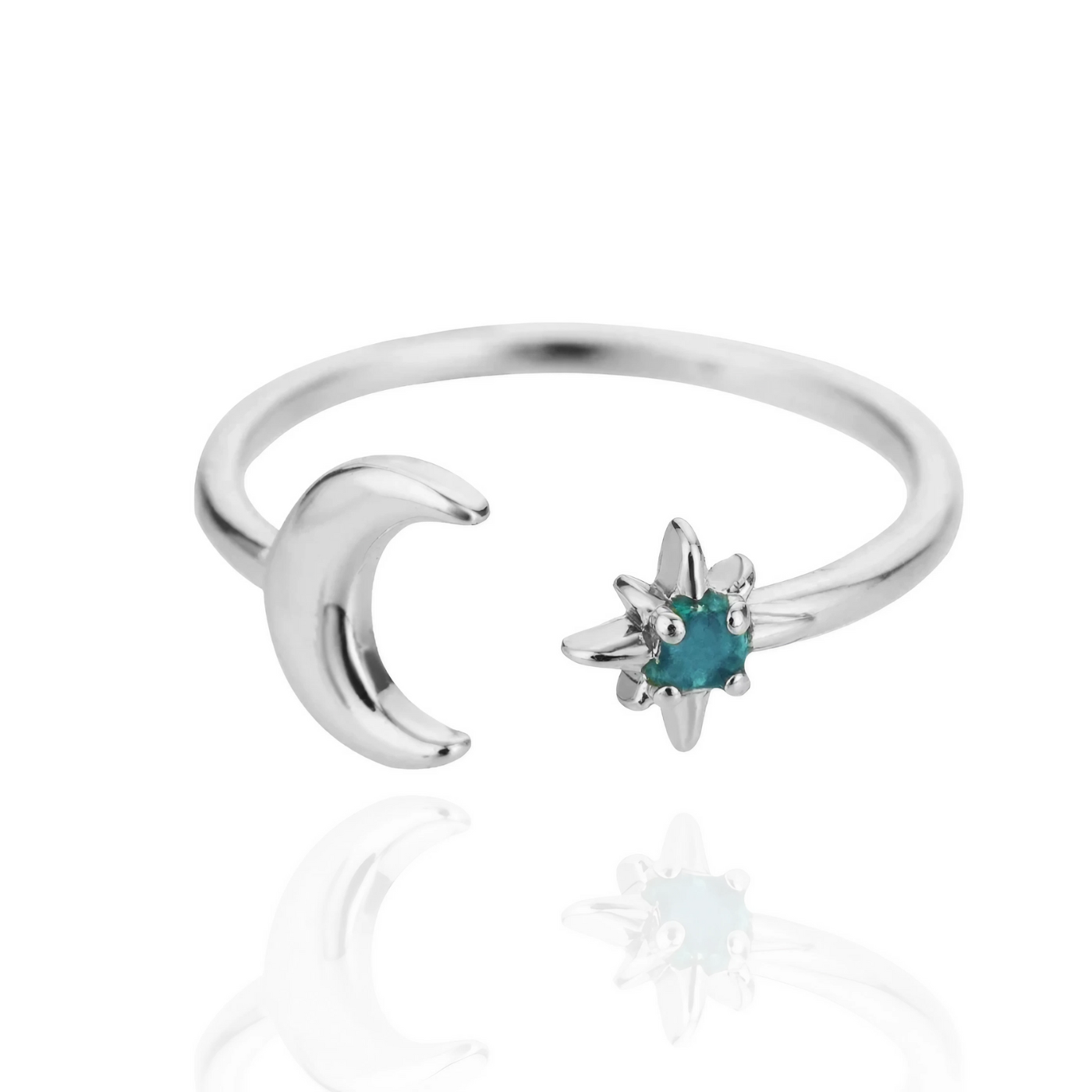 Bague Lune et toile RASALAS Bijou ajustable Lunastra