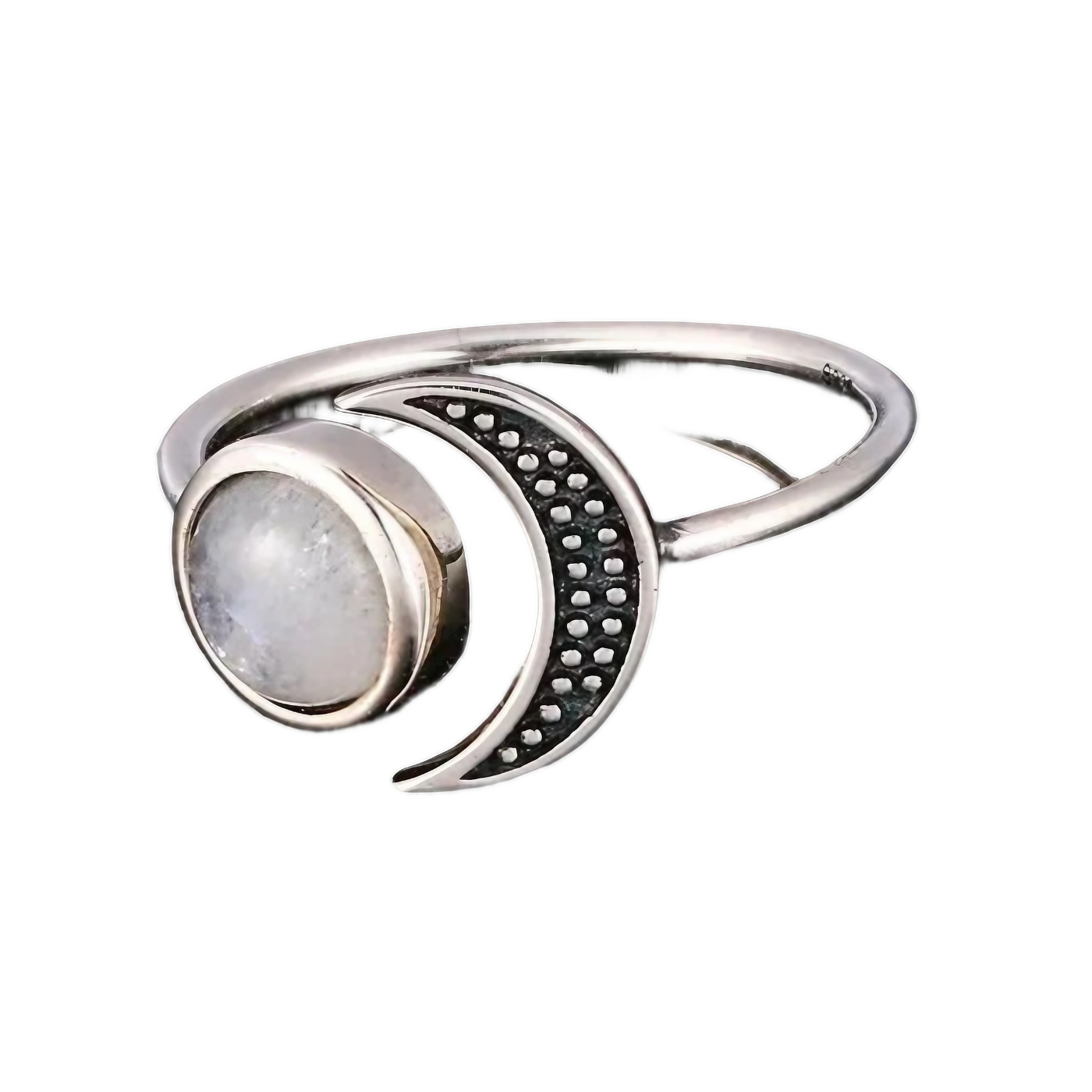 bague pierre argent